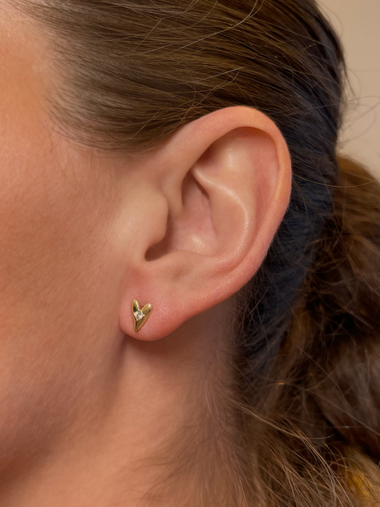 STUD CORA BRILLO GOLD