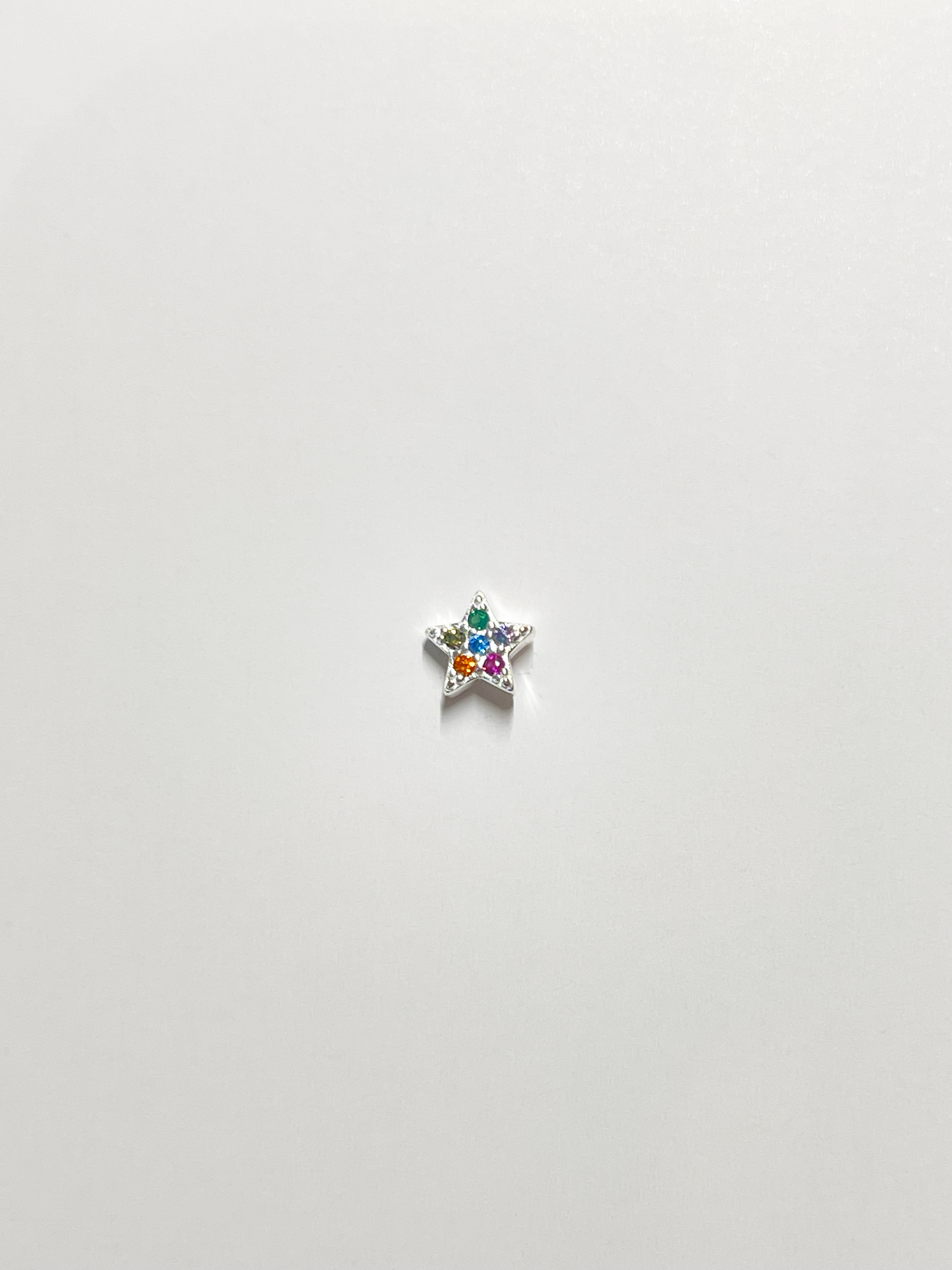 STUD STAR CONFETTI 925